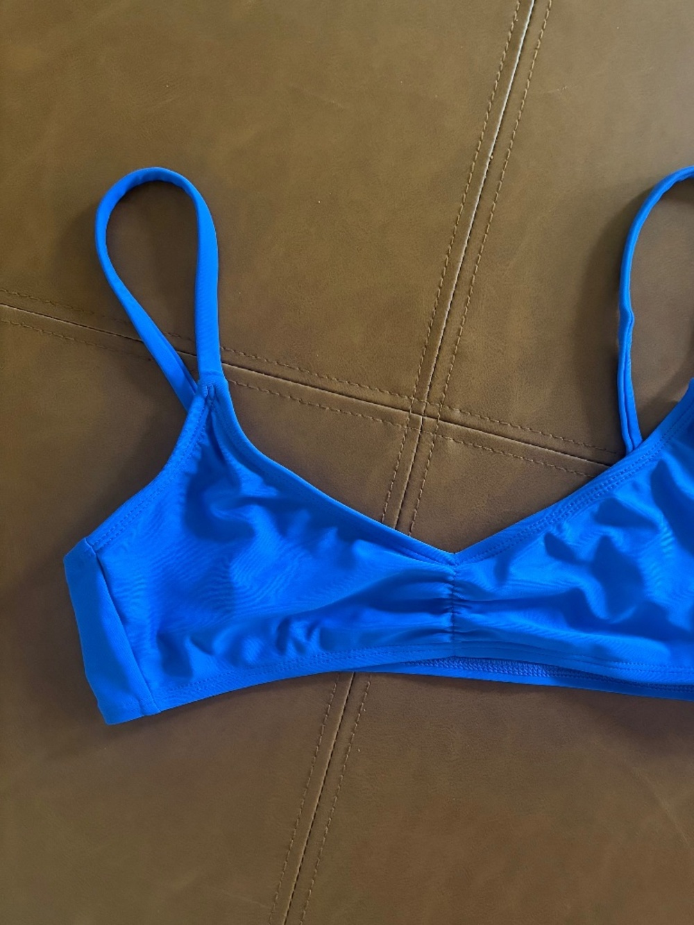 cobalt blue womens size medium Xhilaration bikini top summer swim beach vacation